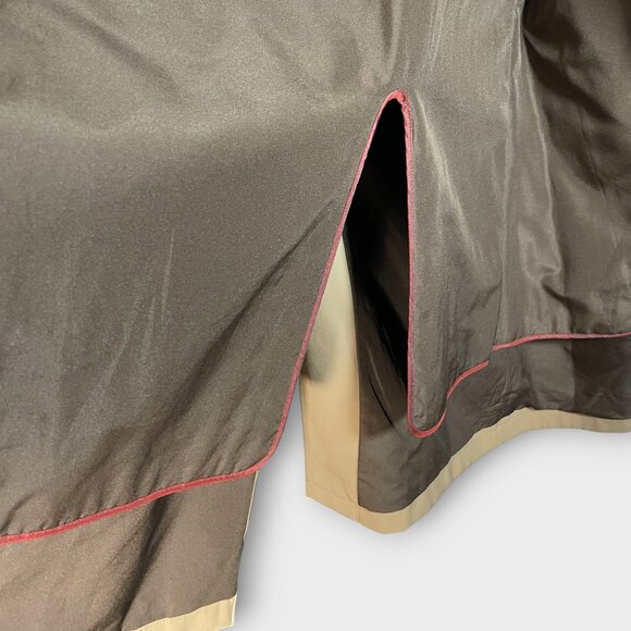 Sanyo Trench Coat Mens 38R Tan Pockets Japan Designed Removable Liner EUC - Picture 7 of 16